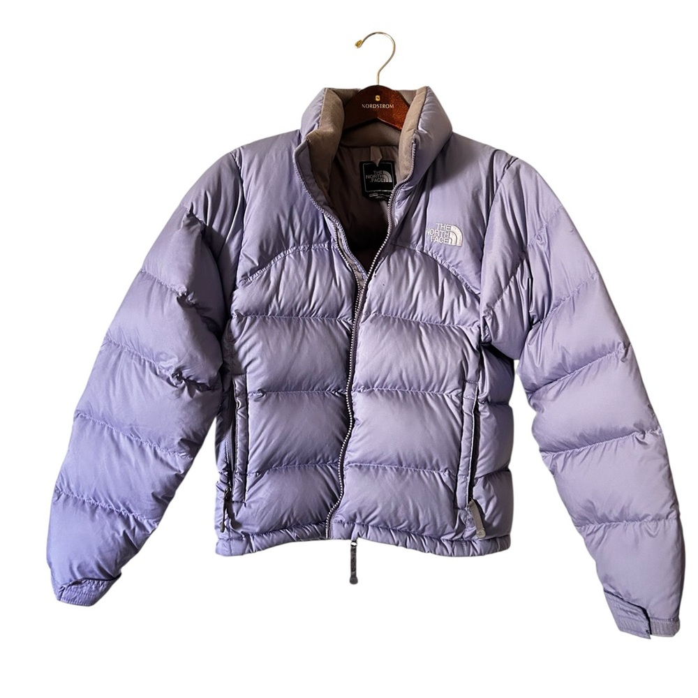 North Face Womens XS Purple Vintage 96 Retro Nuptse Puffer Jacket 700 Down Coat